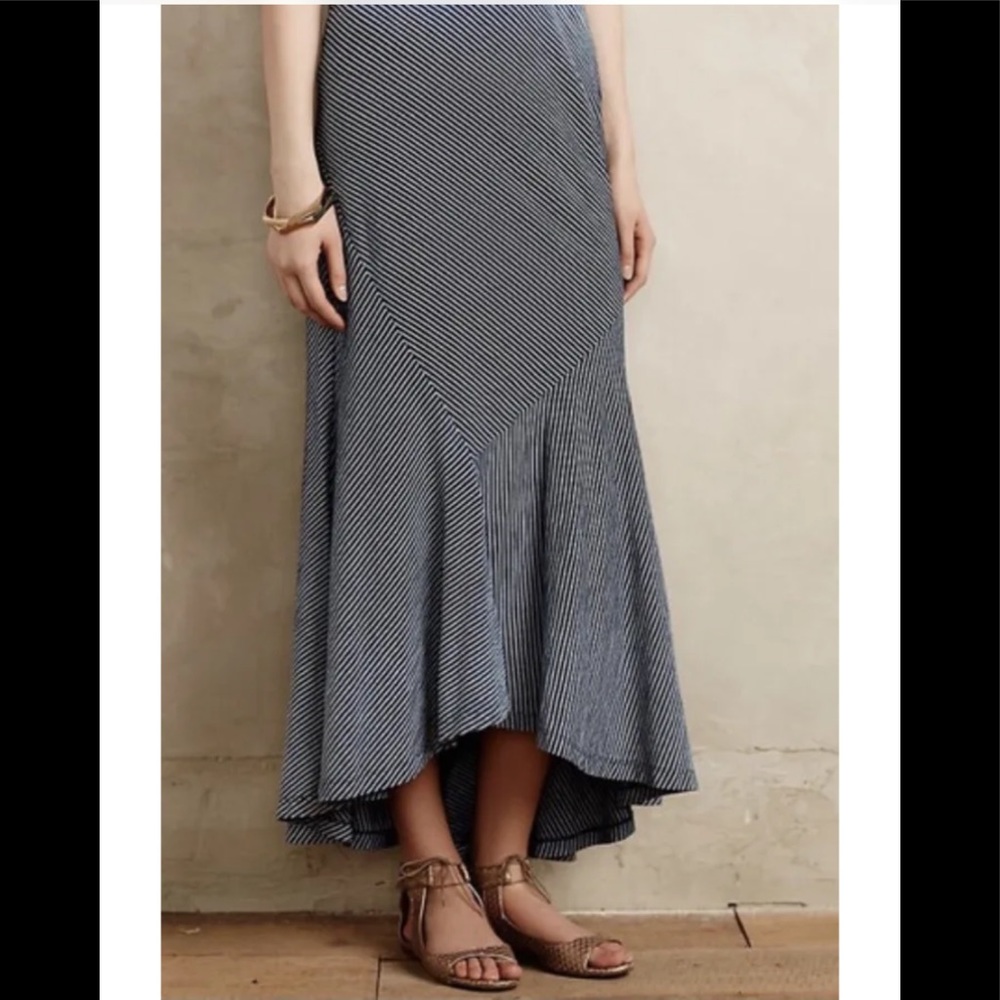 AG Adriano Goldschmied Spriped Maxi Skirt